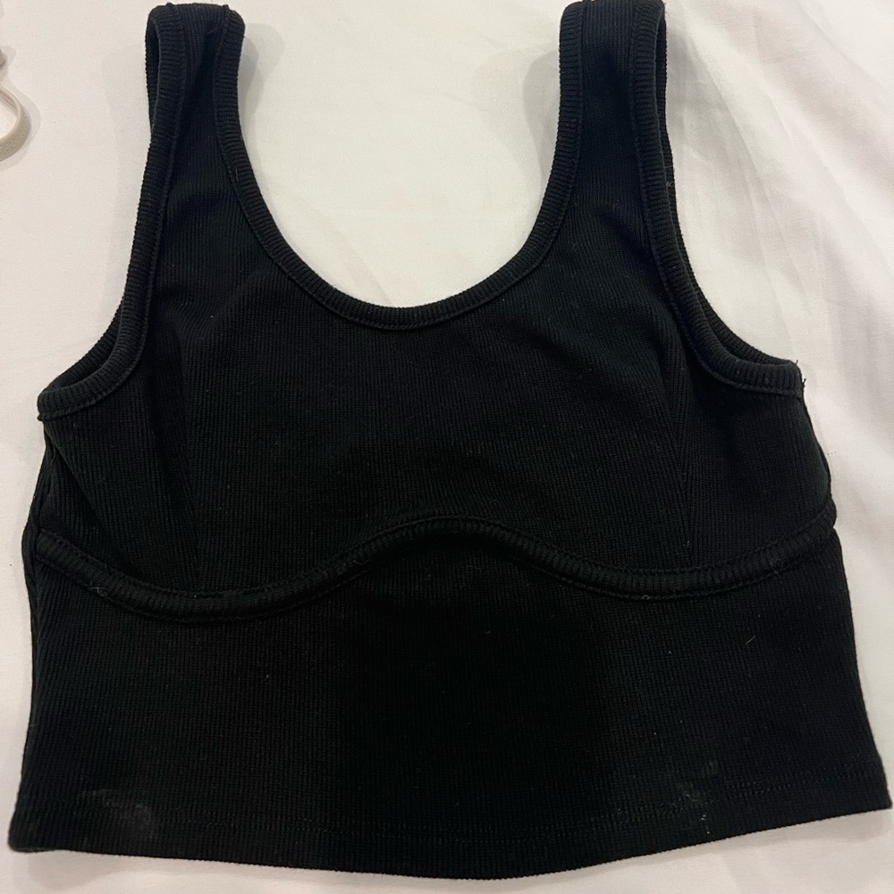 Black tank with detail